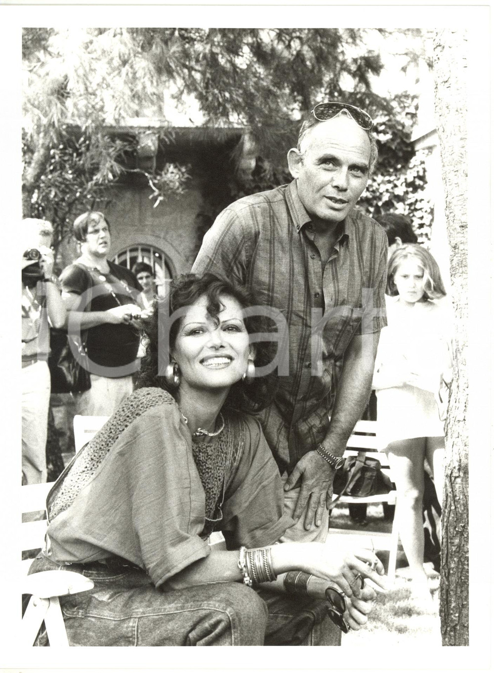 1985 ca CINEMA Claudia CARDINALE con il marito Pasquale SQUITIERI - Ritratto (1)
