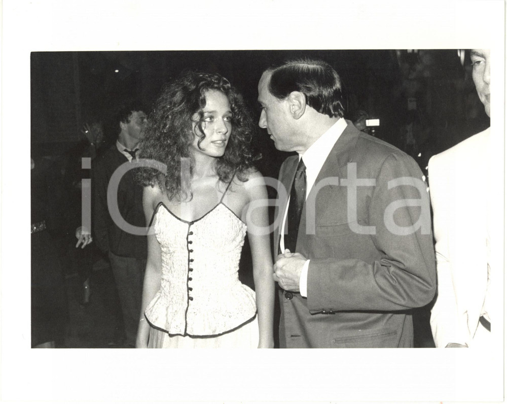 1985 ca MILANO COSTUME Valeria GOLINO e Silvio BERLUSCONI - Ritratto (1) *Foto