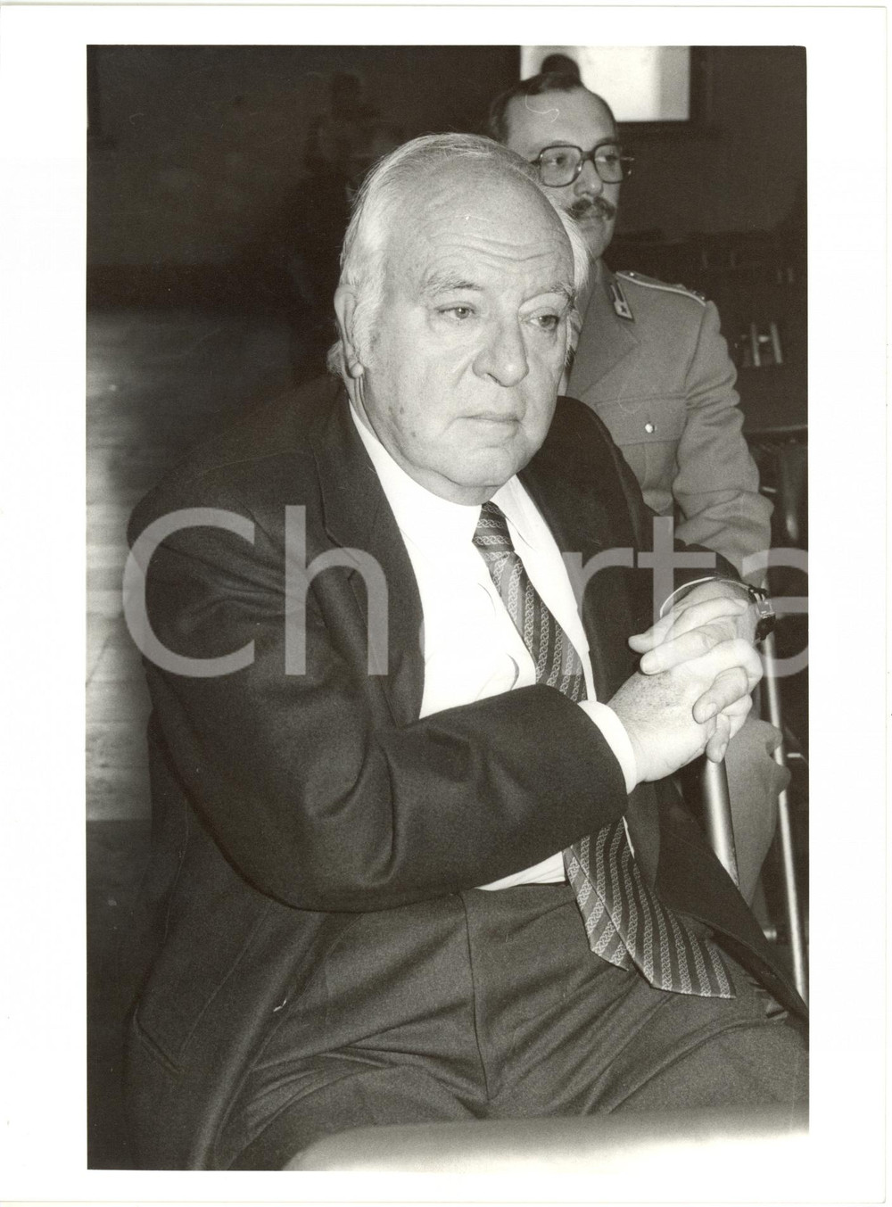 1990 ca MILANO ASSOLOMBARDA Ottorino BELTRAMI - Ritratto (2) *Foto 18x24 cm