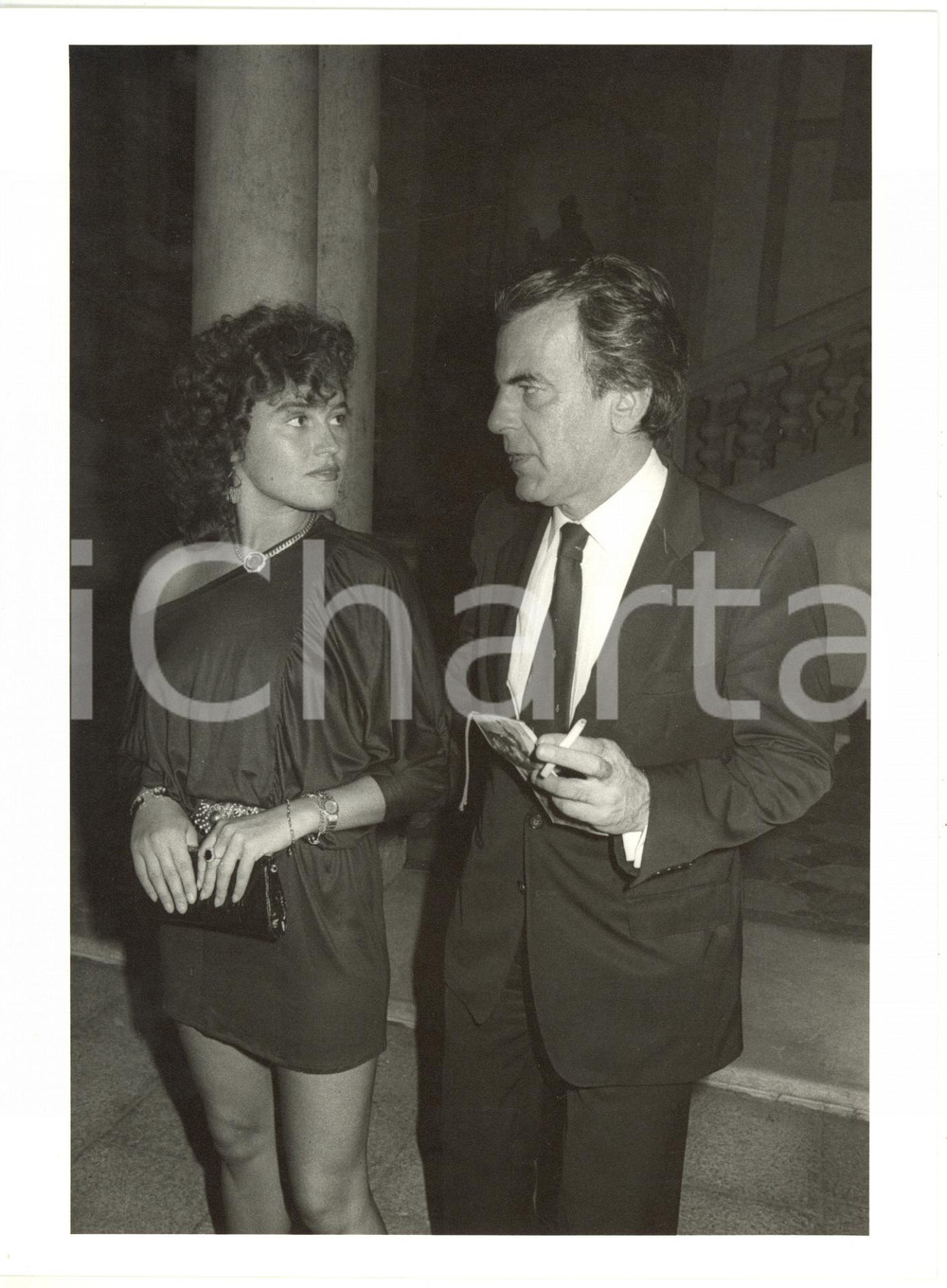 1985 VENEZIA CINEMA - Maximilian SCHELL e Lory DEL SANTO (2) *Foto 18x24 cm