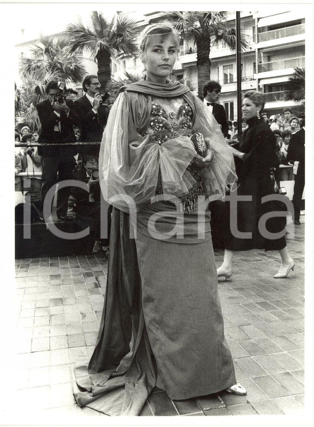 1985 ca CINEMA FESTIVAL DI CANNES - Ritratto dell'attrice Sophie DUEZ *Foto18x24
