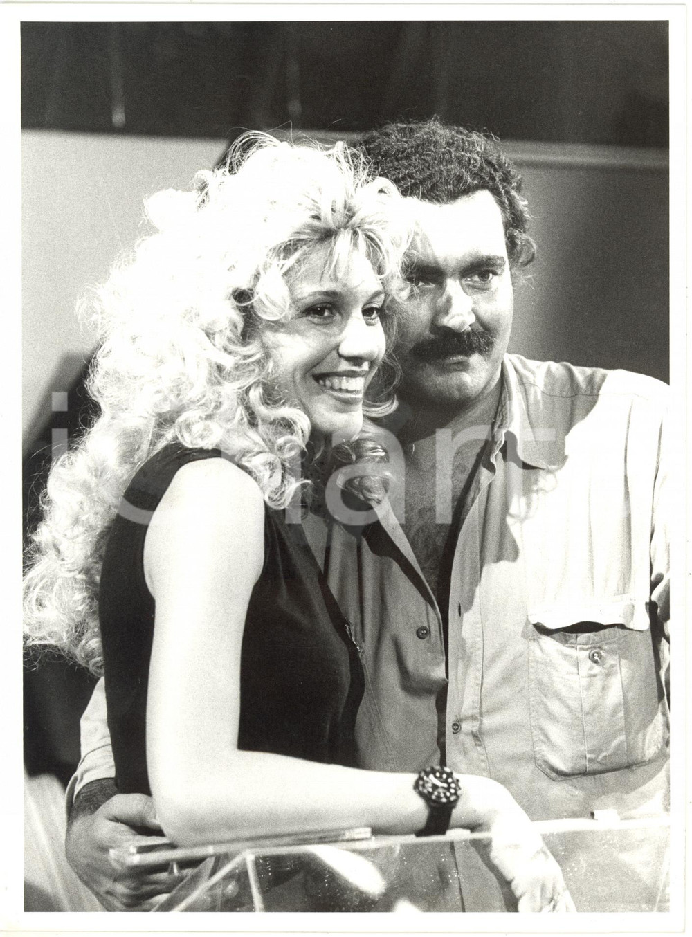 1986 RAI UNO "Italia mia" - Maria Teresa RUTA e Diego ABATANTUONO *Foto 18x24 cm