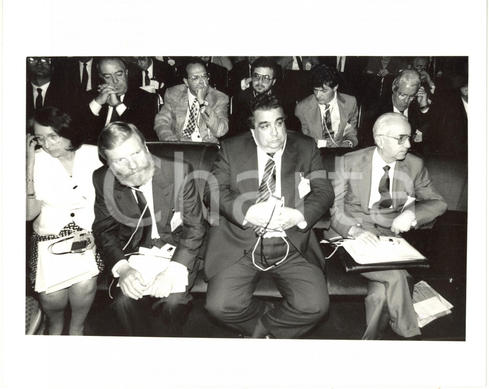 1990 ca MILANO COSTUME - CENTROMARCA John NAISBITT Abel AGANBEGYAN Luigi GUATRI