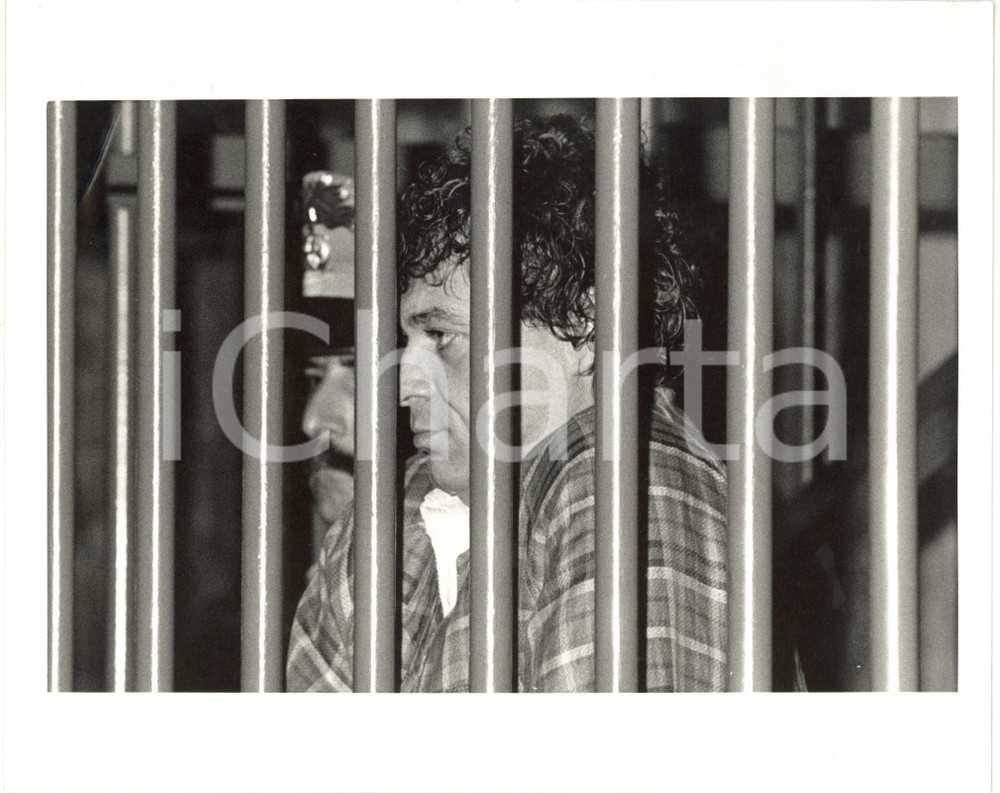 1987 MILANO Renato VALLANZASCA durante un processo (1) *Foto 25x20 cm