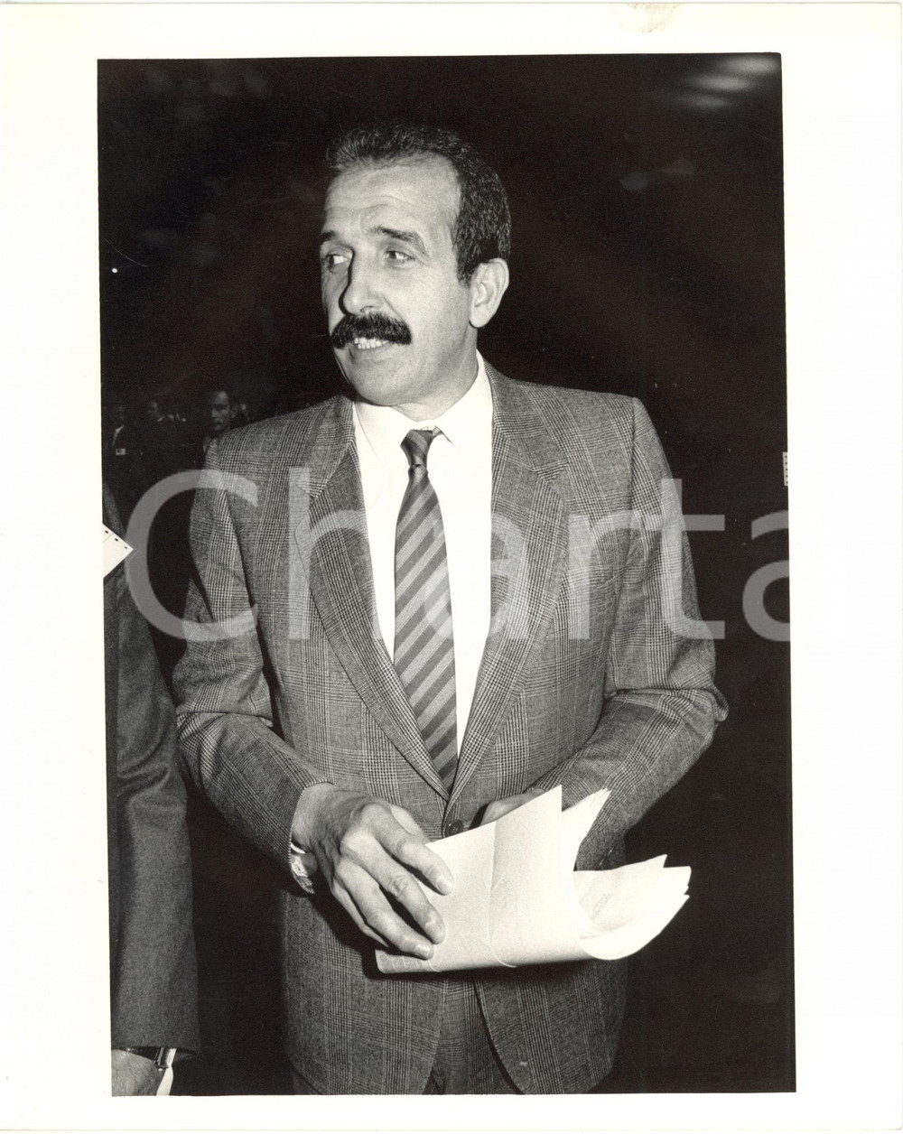 1987 BOLOGNA CONFINDUSTRIA Renzo IMBENI Sindaco di Bologna *Foto 20x25 cm