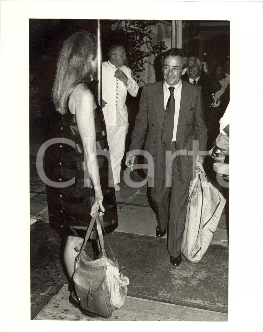 1990 ca CINEMA - Candice BERGEN con il regista Louis MALLE *Foto 20x25 cm