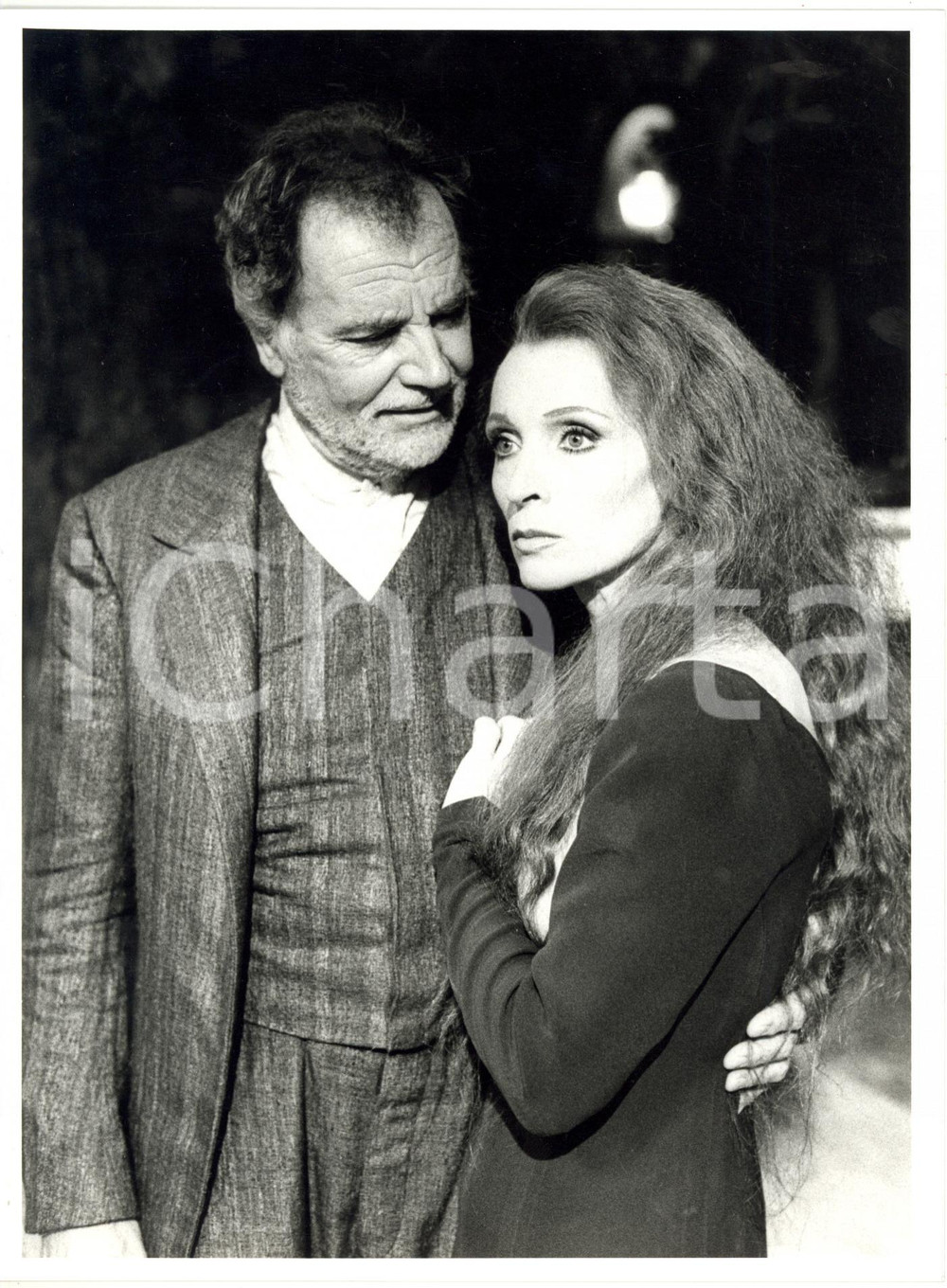 1985 TEATRO RAI "All'Uscita" - Gabriele FERZETTI Lidia KOSLOVICH (2) *Foto 18x24