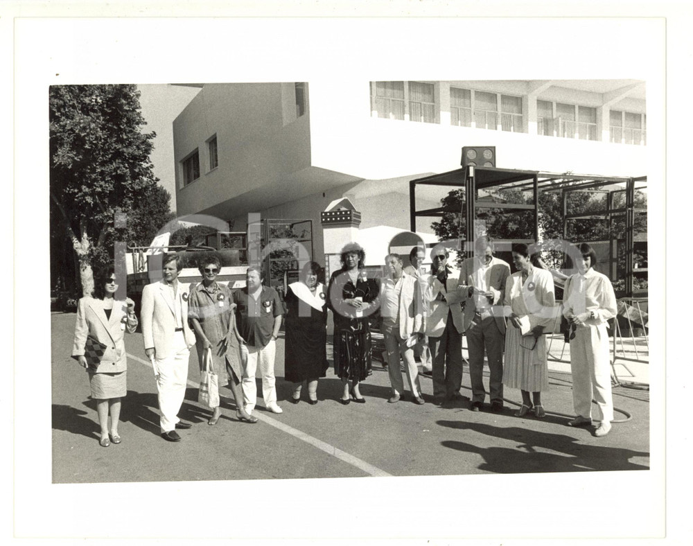 1987 VENEZIA Mostra del Cinema - Ritratto della Giuria (2) Foto 24x18 cm