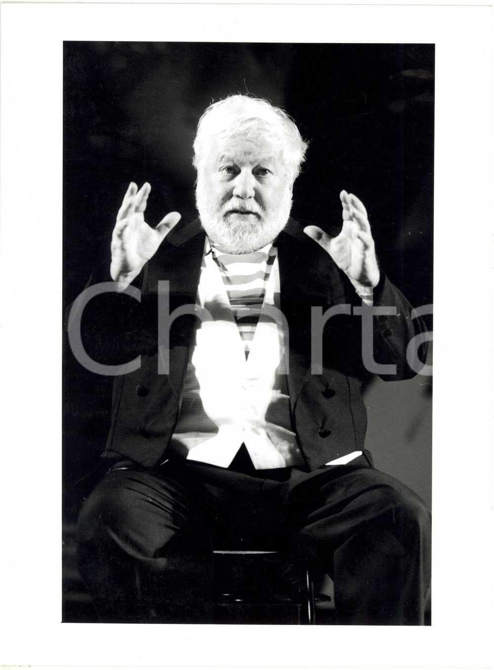 2000 ca ITALIA TEATRO "Delirio di un povero vecchio" - Paolo VILLAGGIO in scena