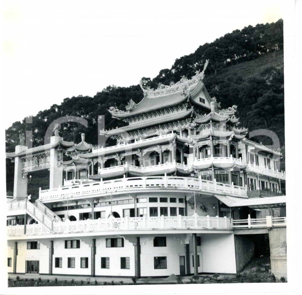 1968 MUZHA - TAIWAN Lingxiao Chapel of Zhinan Temple (3) *Photo 12x12 cm