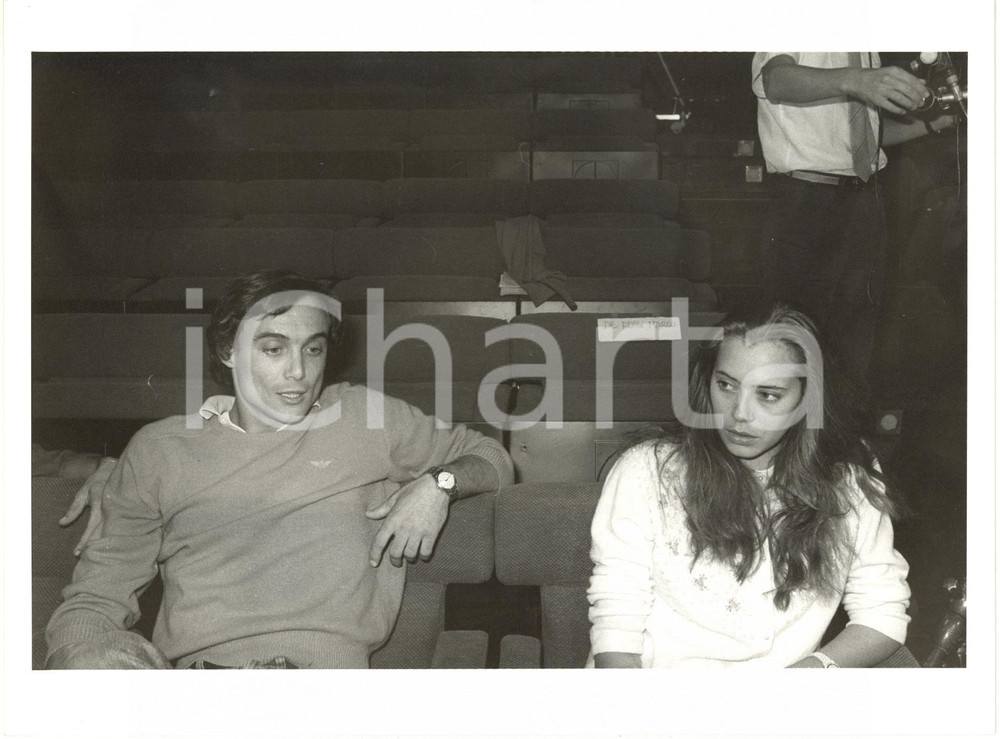 1982 RAI CINEMA - Massimo BONETTI e Barbara DE ROSSI seduti in platea *Foto