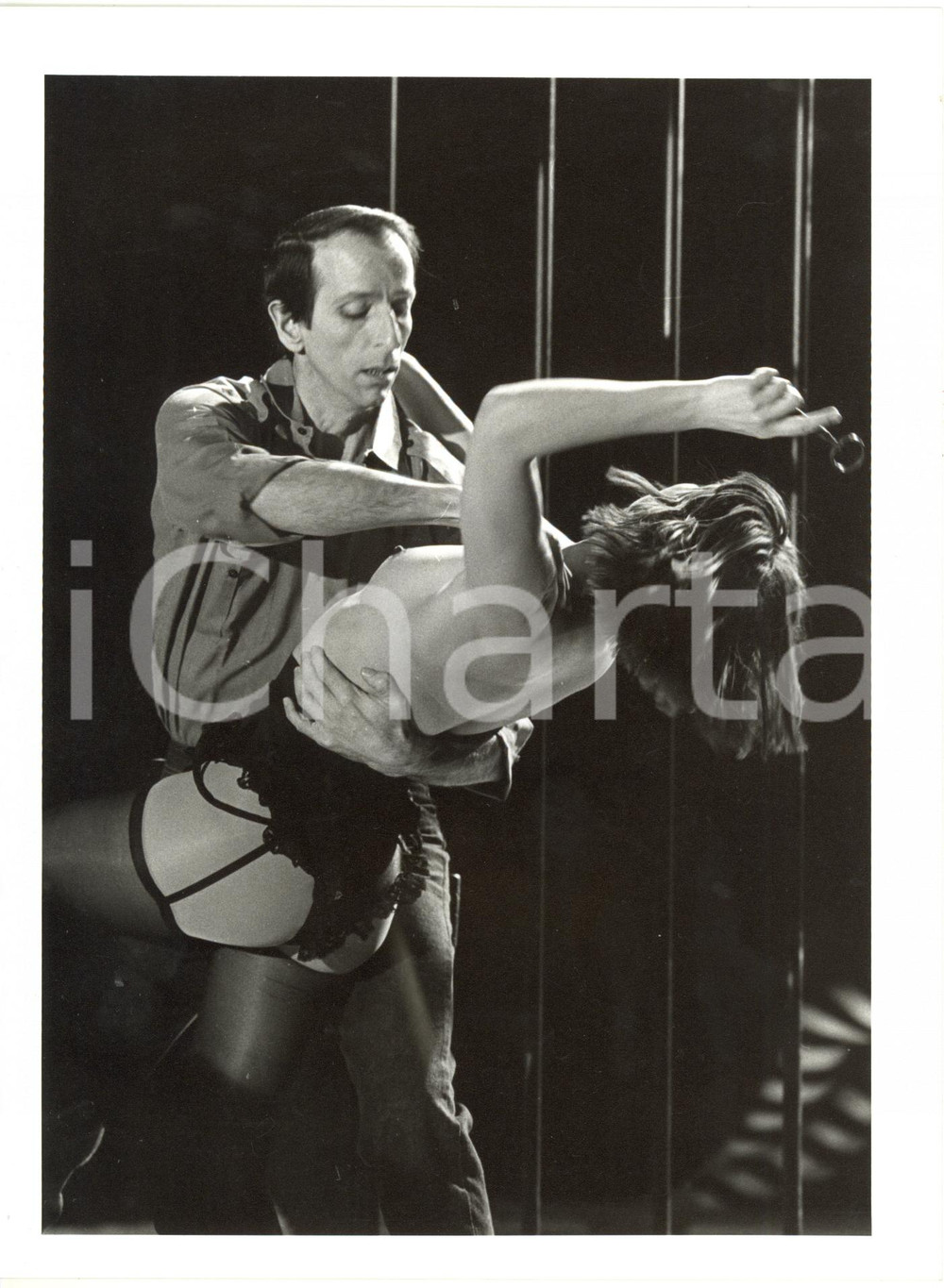 1985 ca EROTICA Spogliarello di Rosa FUMETTO con il ballerino Silvano SCARPA (2)