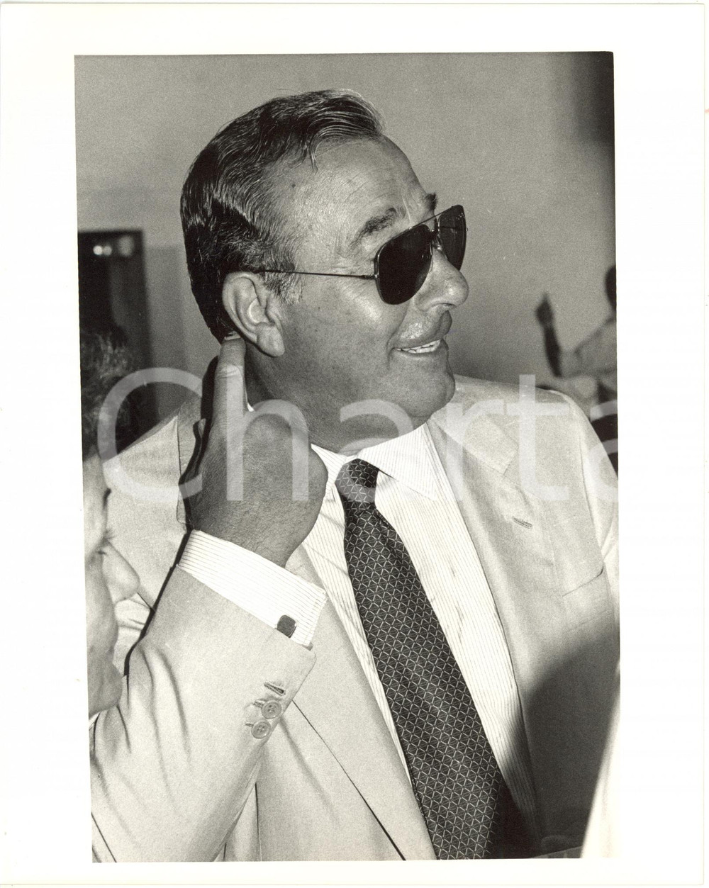 1987 VENEZIA Mostra del Cinema - Biagio AGNES direttore generale RAI (1) *Foto