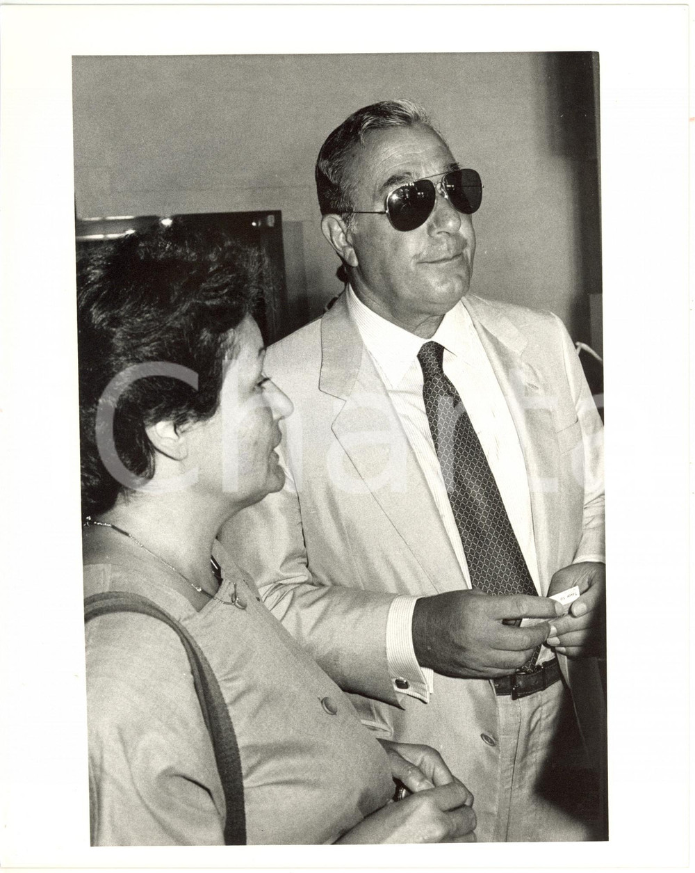 1987 VENEZIA Mostra del Cinema - Biagio AGNES direttore generale RAI (4) *Foto