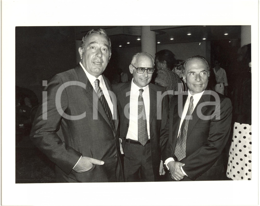 1987 VENEZIA Mostra del cinema - Direttore RAI Biagio AGNES ed Enrico MANCA 