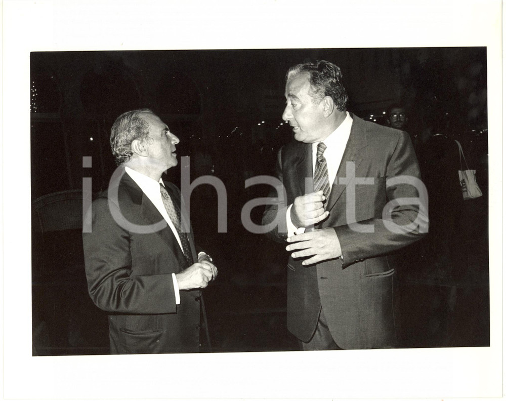 1987 VENEZIA Mostra del cinema - Direttore RAI Biagio AGNES ed Enrico MANCA  (2)