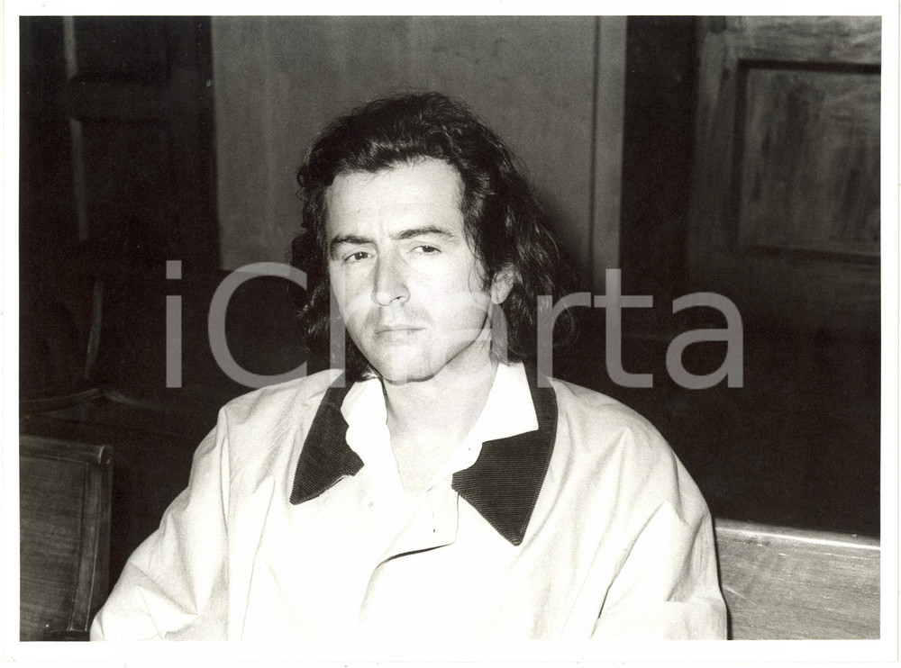 1985 ca COSTUME - Ritratto del filosofo Bernard-Henri LEVY (3) *Foto 24x18