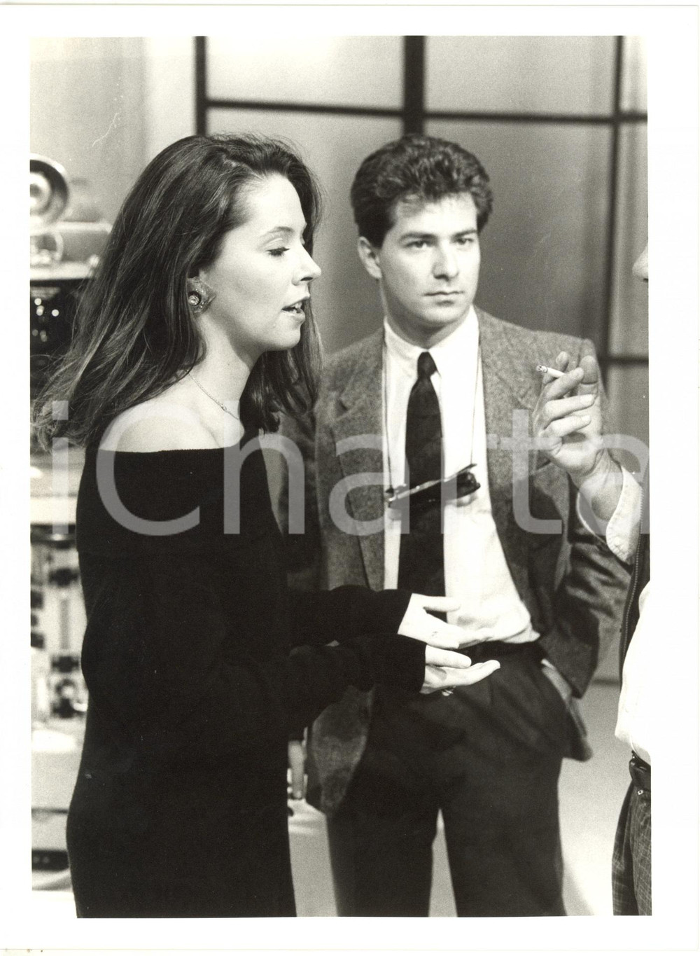 1985 RAI DUE "Che fai, mangi?" - Laura LATTUADA durante una pausa *Foto 