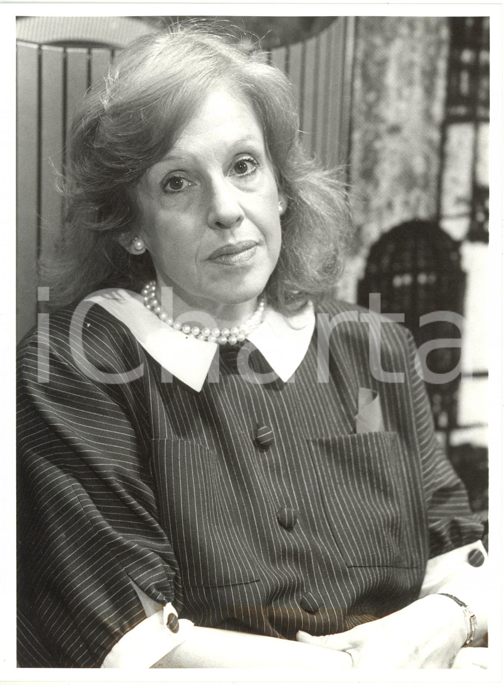1985 ca ITALIA COSTUME - Ritratto di Vittoria MARINETTI *Foto 18x24