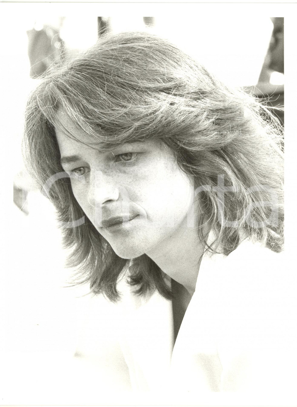 1985 ca VENEZIA CINEMA - Ritratto dell'attrice Charlotte RAMPLING *Foto 18x24