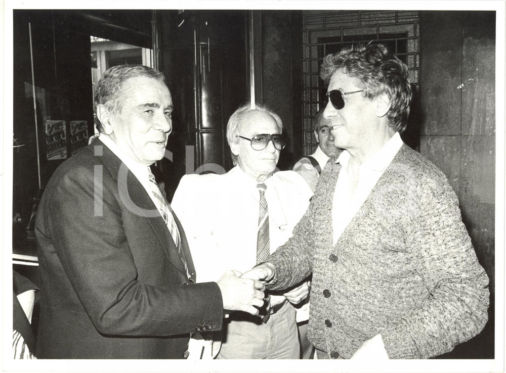 1985 ca COSTUME Enzo TORTORA Ciro TORTORELLA a un evento del Partito Radicale