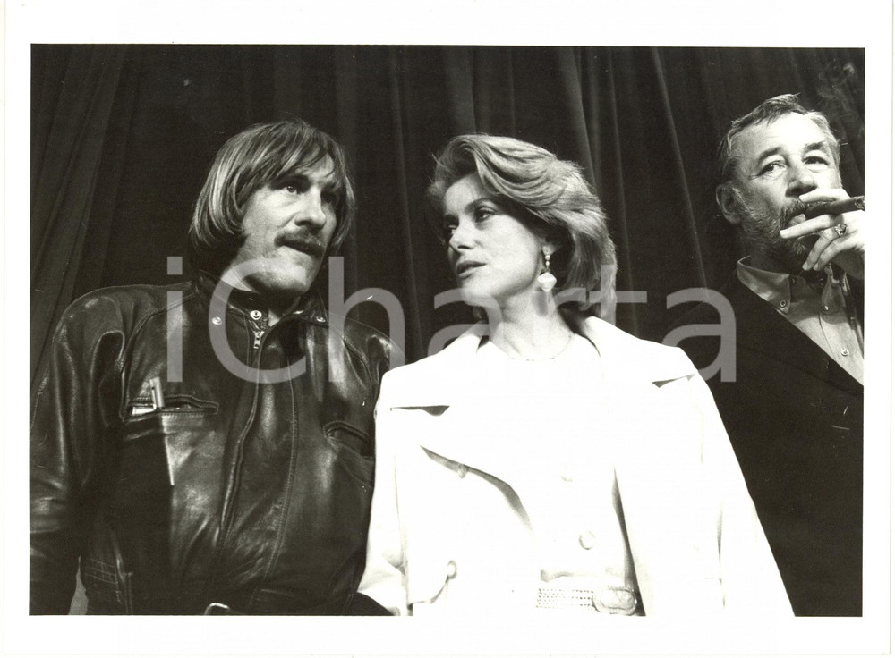 1984 FESTIVAL DI CANNES - Gérard DEPARDIEU Catherine DENEUVE Philippe NOIRET