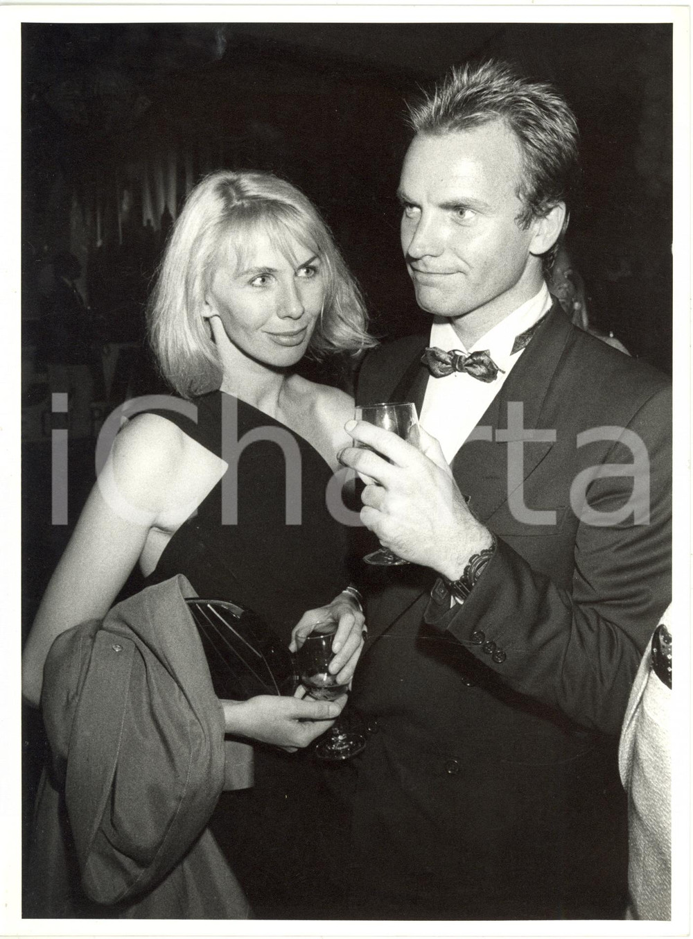 1986 FESTIVAL DI CANNES - STING con la compagna Trudie STYLER *Foto 18x24 cm