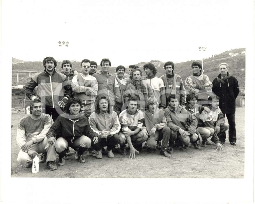 1987 ITALIA SANREMESE CALCIO con Enrico RUGGERI Gianni MORANDI Umberto TOZZI (1)