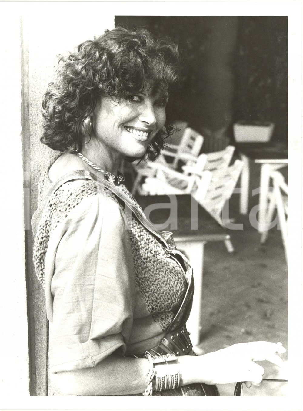 Fotografia d epoca originale 1985 ca ITALIA CINEMA  Ritratto dell attrice Claudia CARDINALE Foto 18x24 1