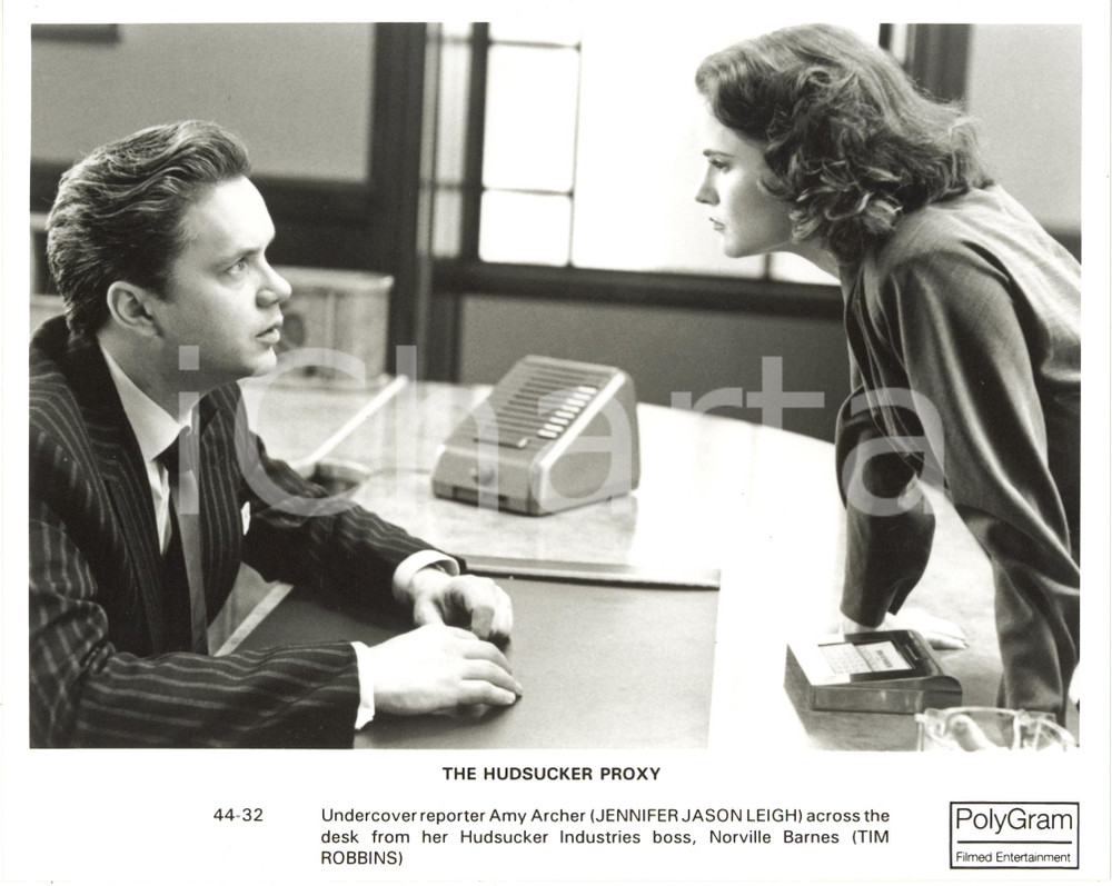 1994 CINEMA Film "The Hudsucker Proxy" - Tim ROBBINS e Jennifer JASON LEIGH 