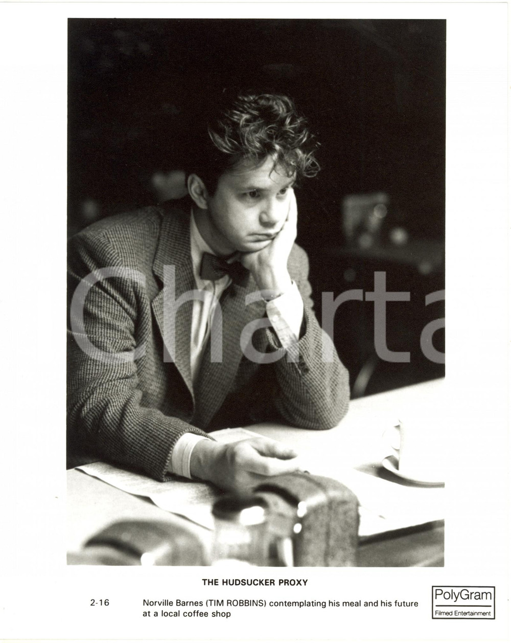1994 CINEMA Film "The Hudsucker Proxy" - Ritratto dell'attore Tim ROBBINS *Foto
