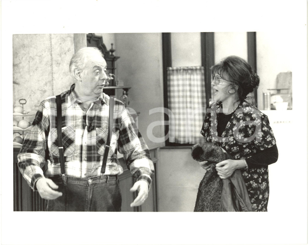 1990 ca MILANO TEATRO - Dario FO e Franca RAME in scena (4) *Foto 25x20 cm
