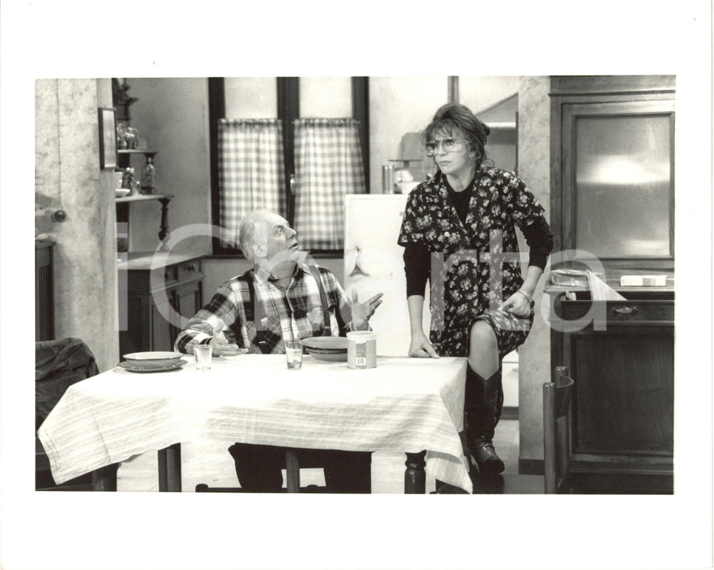 1990 ca MILANO TEATRO - Dario FO e Franca RAME in scena (5) *Foto 25x20 cm