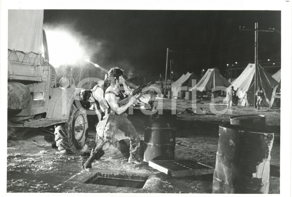 1988 CINEMA Film "Rambo III" - Sylvester STALLONE e Doudi SHOUA *Foto 26x17