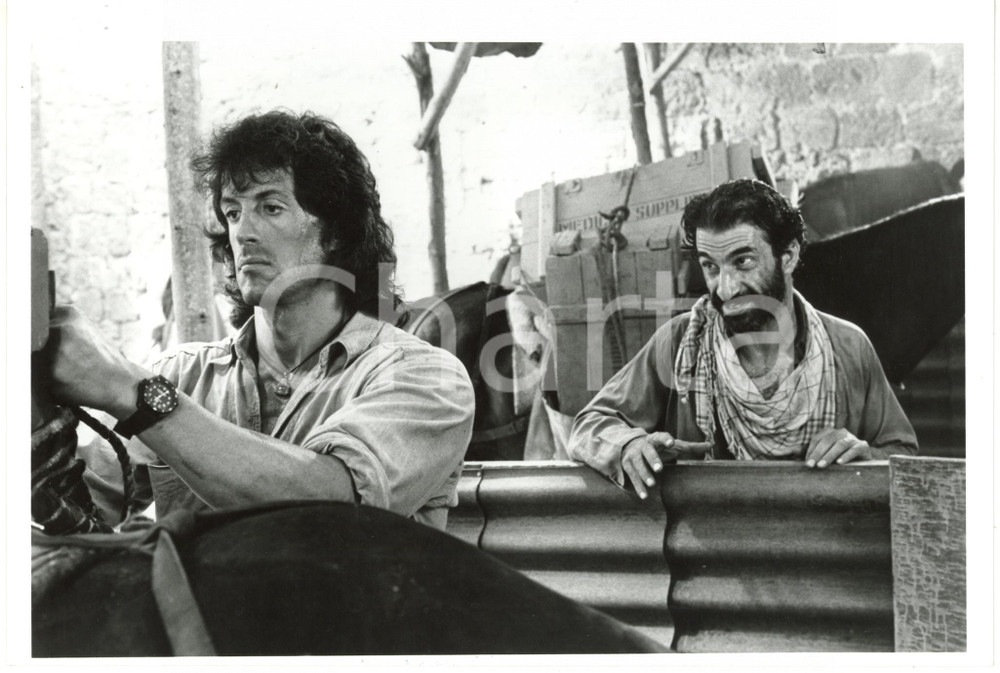 1988 CINEMA Film "Rambo III" - Sylvester STALLONE e Sasson GABAI *Foto 26x17