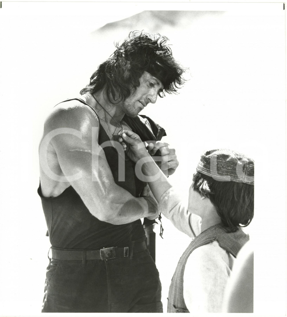 1988 CINEMA Film "Rambo III" - Sylvester STALLONE e Doudi SHOUA (2) *Foto 20x22