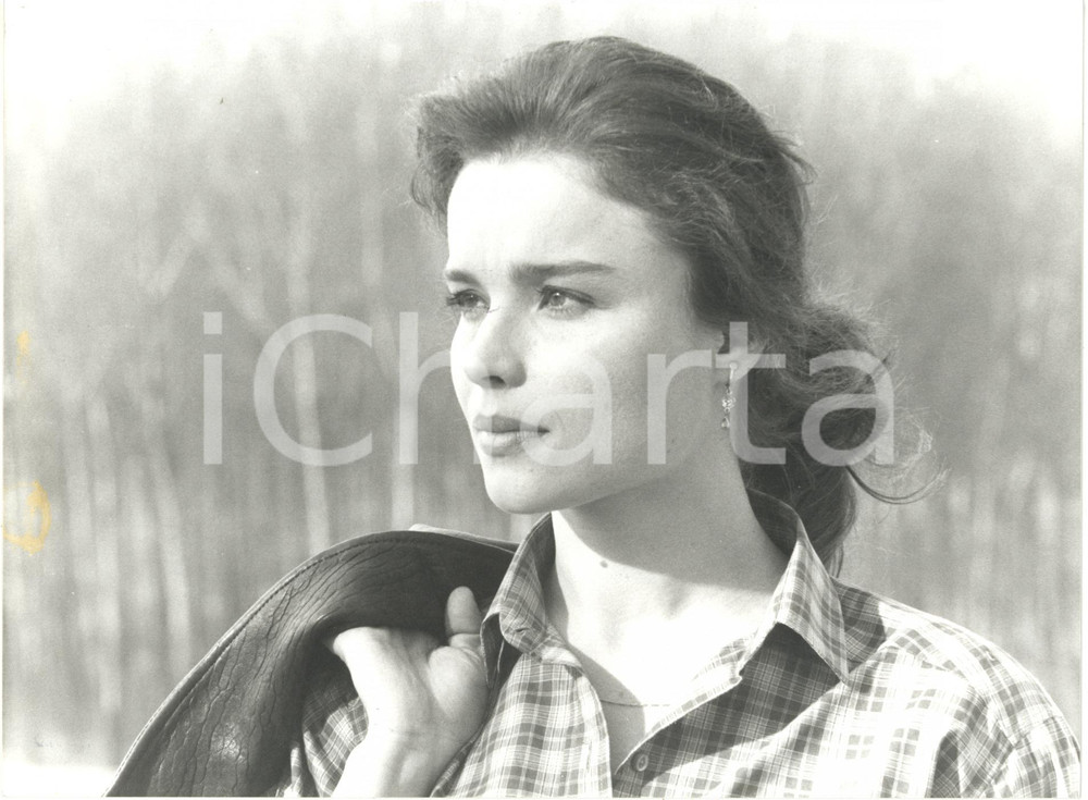 1987 RAI CINEMA Film "Notte italiana" - Ritratto di Giulia BOSCHI *Foto 24x18