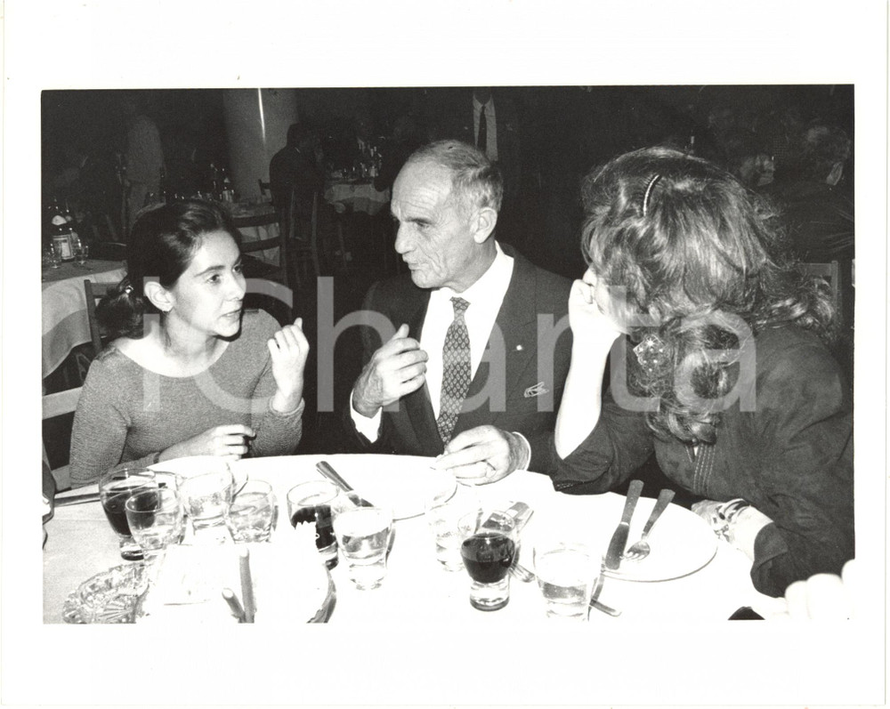 1987 COSTUME Ida DI BENEDETTO Philippe LEROY e la compagna Silvia TORTORA *Foto