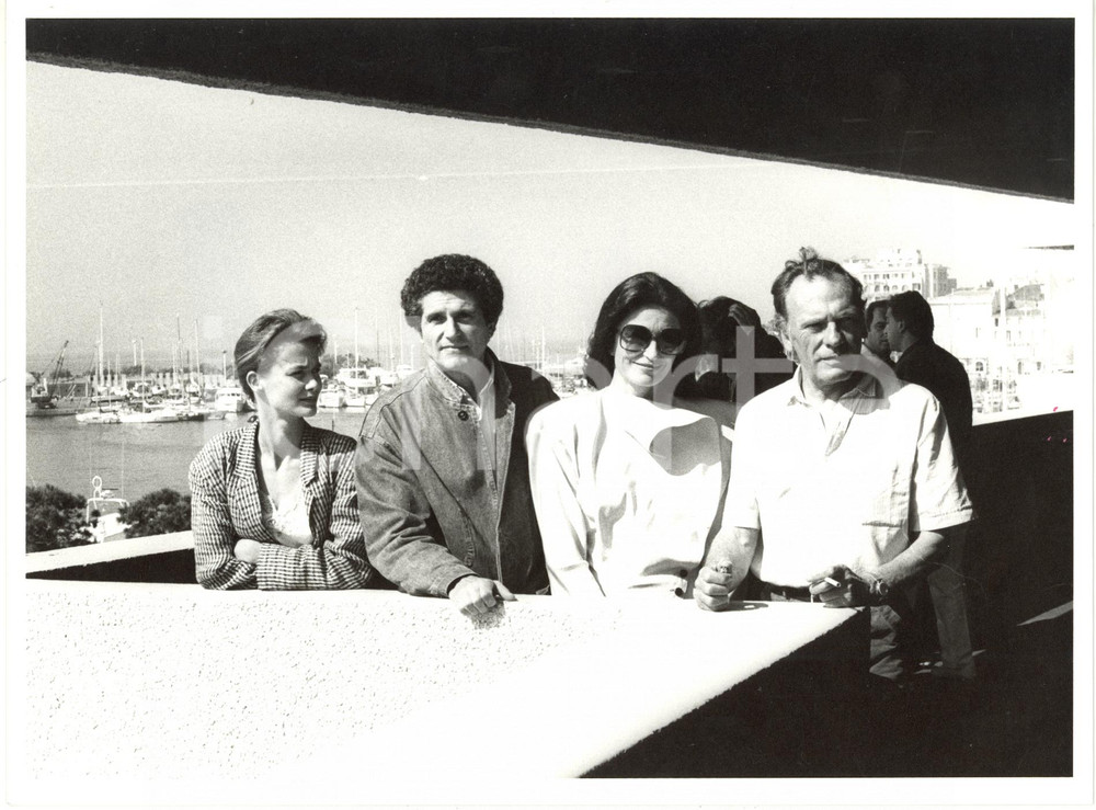 1986 FESTIVAL DI CANNES - Claude LELOUCH Anouk AIMÉE Jean-Louis TRINTIGNANT Foto