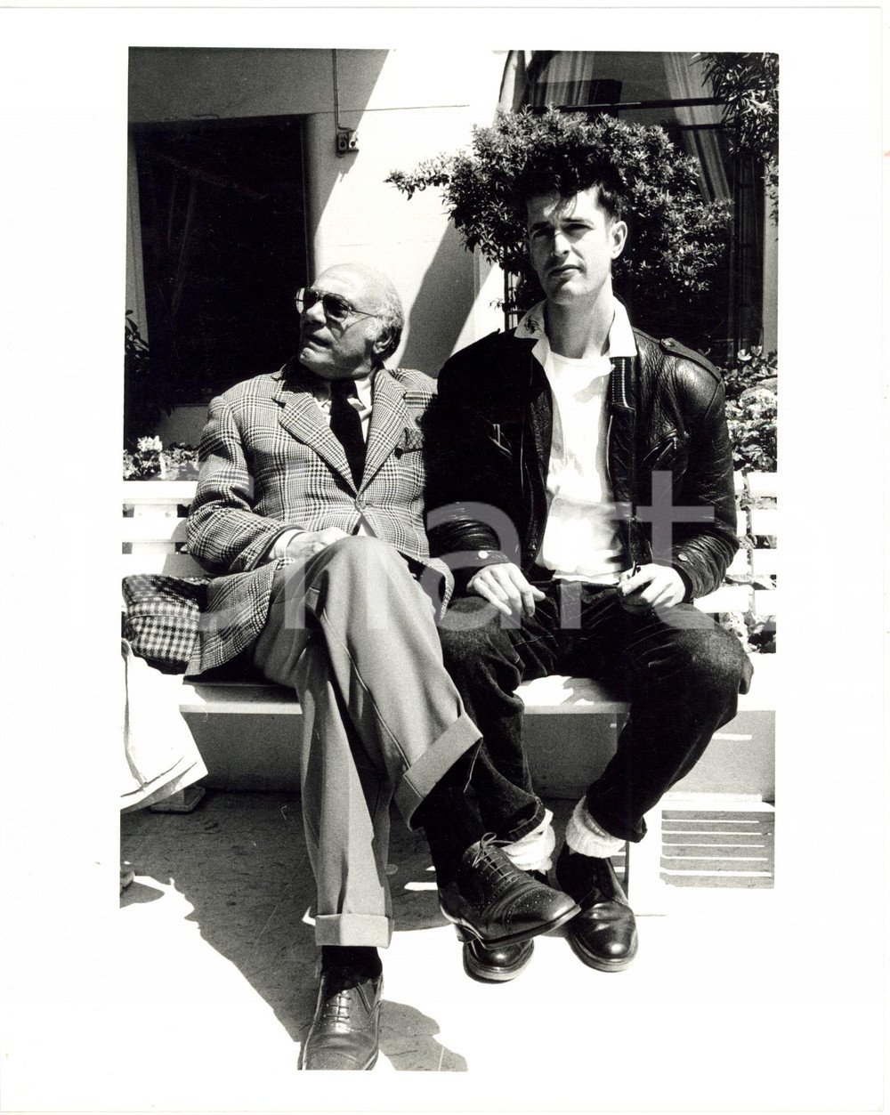 1987 FESTIVAL DI CANNES - Rupert EVERETT con il regista Francesco ROSI (2) *Foto