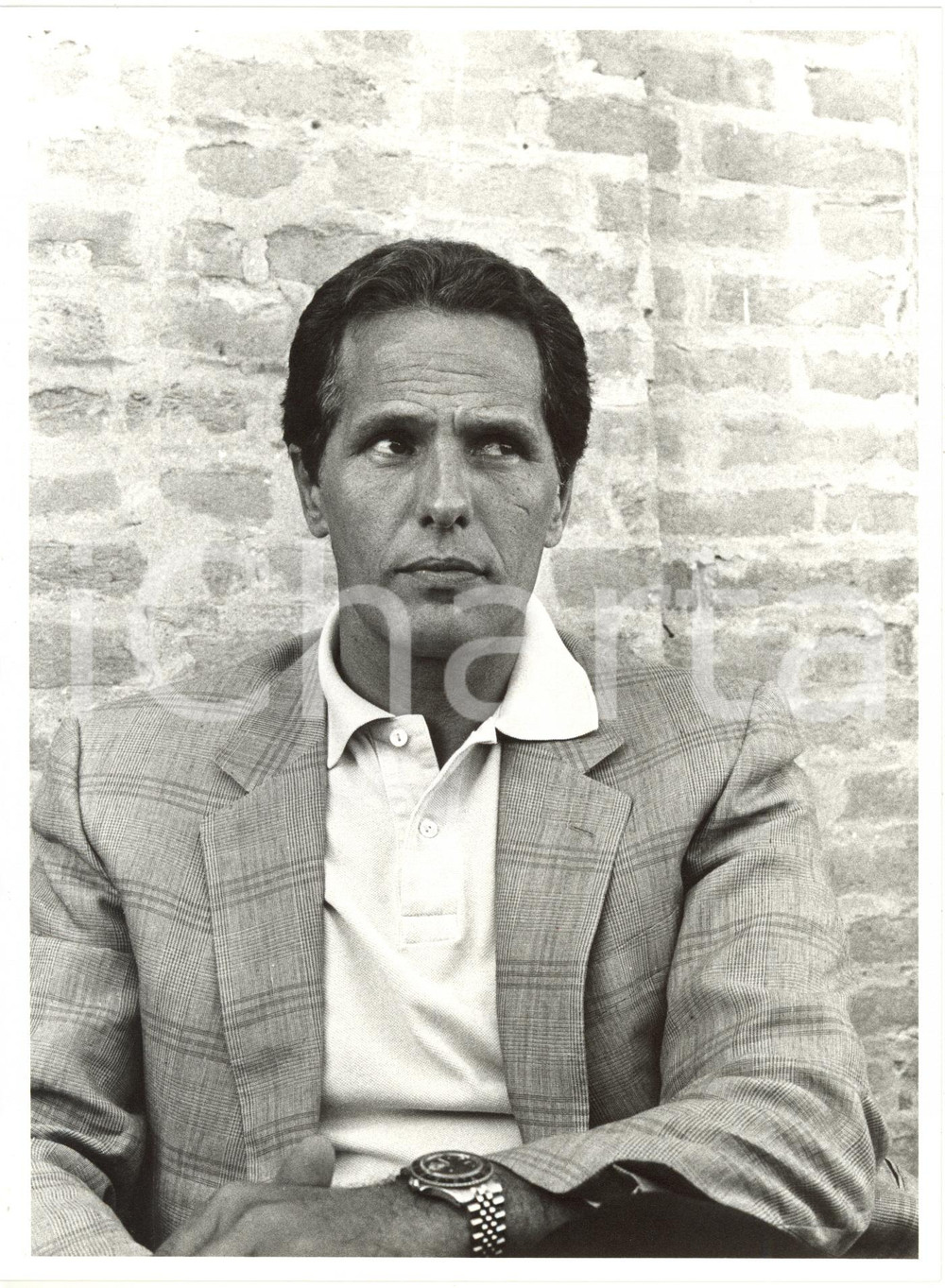 1985 ca ITALIA CINEMA - Ritratto dell'attore Giuliano GEMMA (3) *Foto 18x24
