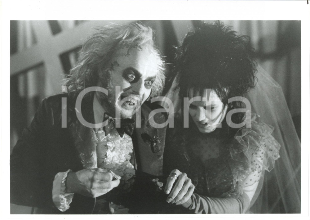 1988 CINEMA Film "Beetlejuice" - Michael KEATON e Winona RYDER *Foto 25x20 