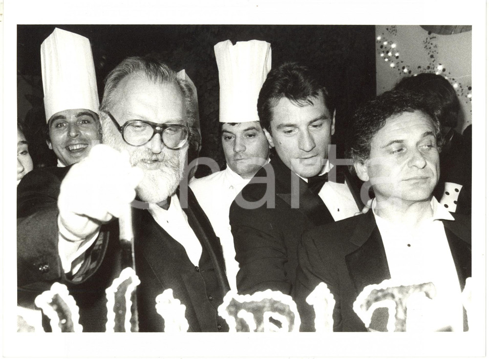 1984 FESTIVAL DI CANNES - Sergio LEONE Robert DE NIRO Joe PESCE *Foto 24x18