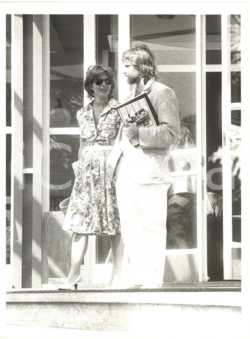 1985 ca MUSICA Tony ESPOSITO con la moglie Eleonora SALVADORI (2) *Foto 18x24 cm