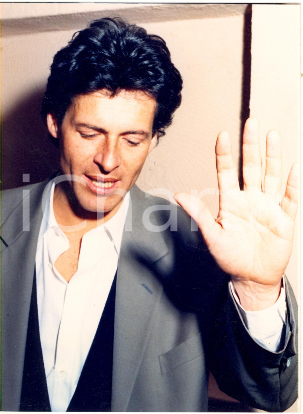 1985 ca ITALIA MUSICA - Ritratto di Claudio BAGLIONI (3) *Foto 12x17 cm