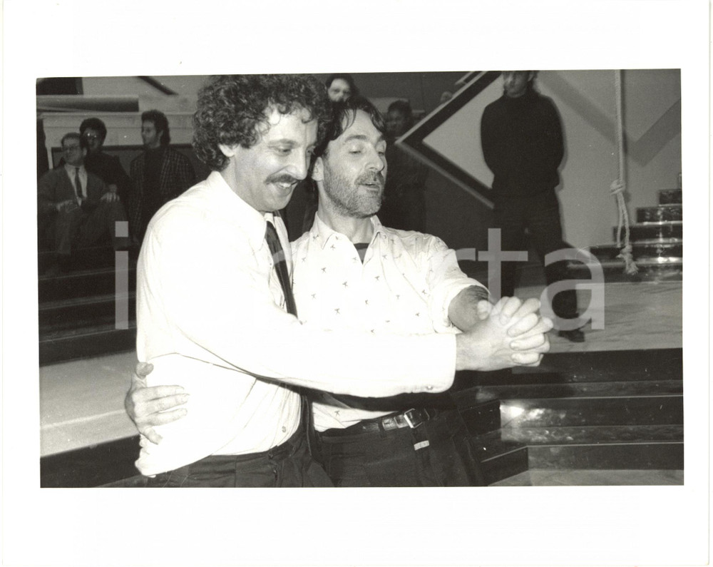 1988 SANREMO - FIGLI DI BUBBA Roberto MANFREDI Franx DI CIOCCIO durante le prove