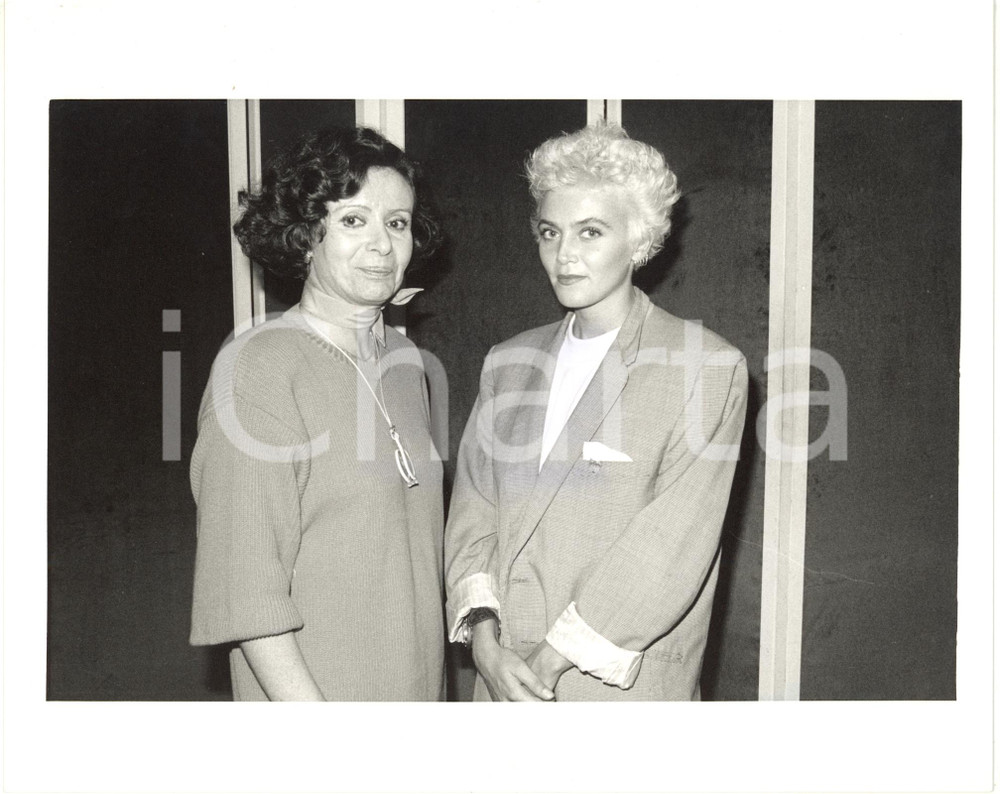 1985 ca ITALIA COSTUME RAI - Conduttrici Enza SAMPÒ e Giovanna MALDOTTI *Foto