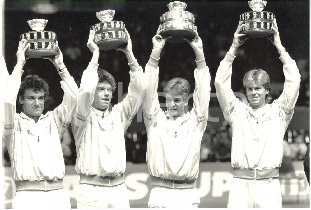 1984 GÖTEBORG Tennis COPPA DAVIS - Mats WILLANDER Andres JÄRRYD Stefan EDBERG 