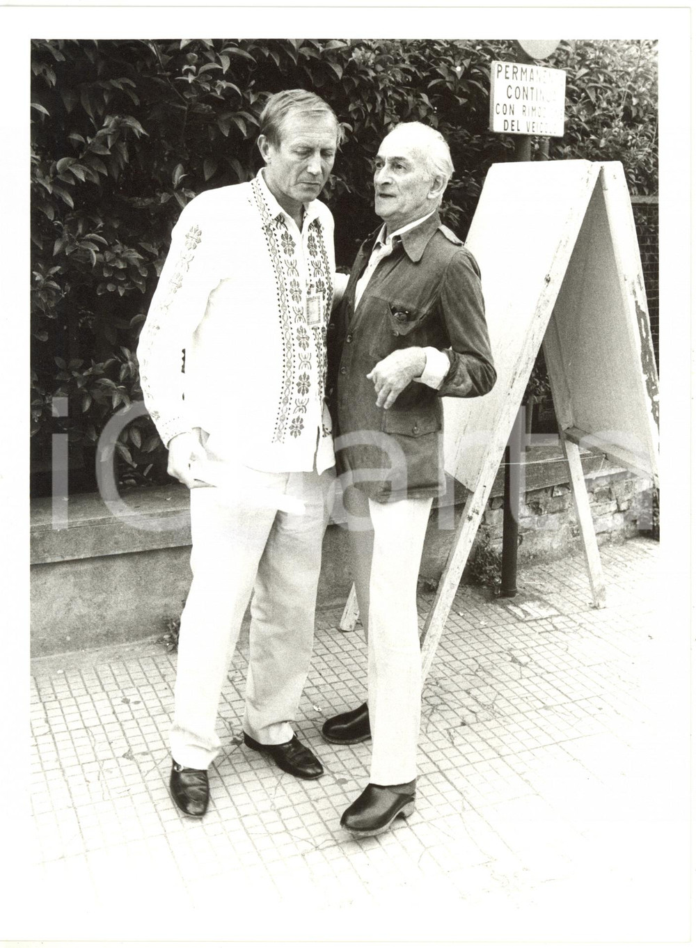 1984 VENEZIA MOSTRA DEL CINEMA - Evgenij EVTUSENKO con BALTHUS (1) *Foto 18x24