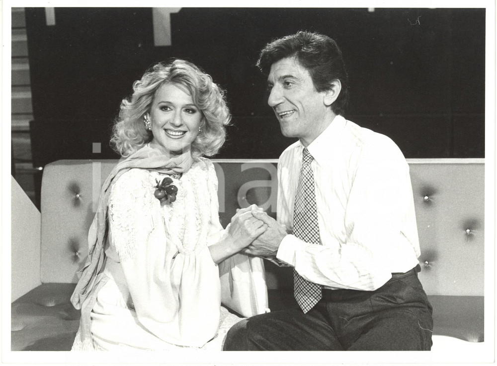 1986 RAI UNO - IO A MODO MIO Loretta GOGGI Gigi PROIETTI Foto 24x18 cm